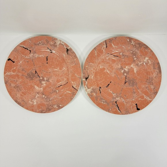 Villeroy & Boch Set of 2 12 Inch Plates Depuis 1748 Sienna - Picture 1 of 6
